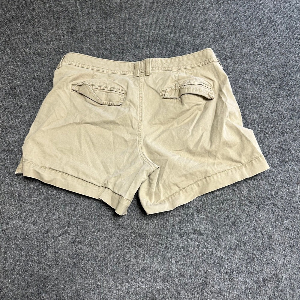 Old Navy Shorts Womens Size 8 Beige Khaki Chino Stretch 5 Inch Inseam Casual